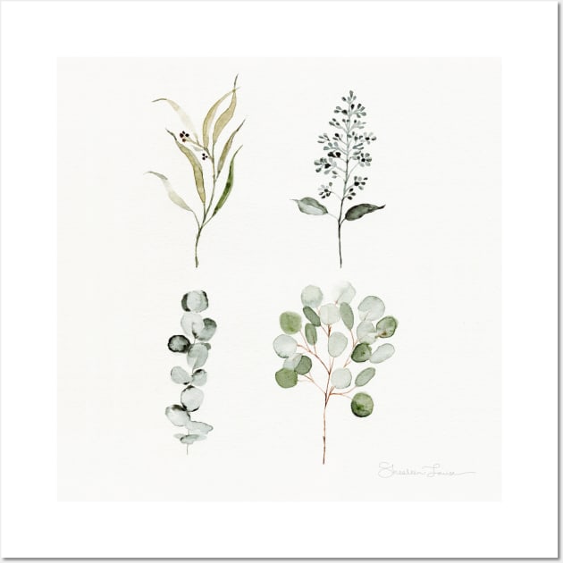 Eucalyptus Pieces Wall Art by ShealeenLouise